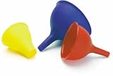 Progressive Set of 3 Silicone Funnels