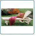 Cedar Log Lounge Chair by RUSTIC NATURAL CEDAR
