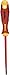 Felo 0715753139 9/64" Ergonic Slotted Insulated Screwdriver, 4", VDE Series 400, 4"