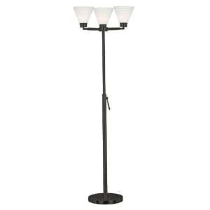 Kenroy Home 20964BL Alturas Torchiere, Matte Black