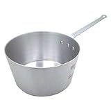 Review The Vollrath Company  / 10 Quart Aluminum Tapered Sauce Pans with Pleated Handle (12-0210) Category: Aluminum Sauce Pans