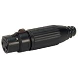 Switchcraft AAA3FBAUZ 3 Pin XLR Female Gold Pins Black