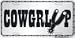Cowgirl Up License Plate