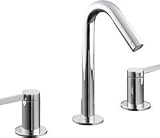 Kohler Double Handle Widespread Bathroom Faucet with Metal Lever Handles from the Stillness Series Polished Chrome - K-942-4-CP
