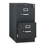 HON512PP - 2-Drawer Letter File, Vertical, 15x25x29, Black