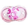 RaZbaby Keep-it-Kleen Pacifier - Pink Circles
