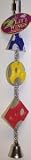 Vo-Toys Triple Geometric Mirrors on Chain Bird Toy