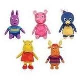 Ty Backyardigans Beanie Baby Set of 5 Beanie Babies (Tyrone, Uniqua, Pablo, Austin & Tasha) ~ Ty