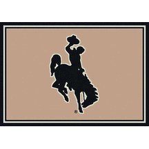 Wyoming Cowboys 5' 4" x 7' 8" Team Spirit Area Rug