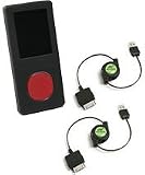 Microsoft Zune 4GB FlexiSkin and miniSync Bundle (Jet Black)