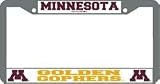 Minnesota Golden Gophers Chrome License Plate Frame