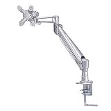 LCD Monitor Arm With Desk Clamp, Holds Up To 33 Pounds