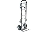 Senior Aluminum 2-In-1 Convertible Hand Truck With Pneumatic Wheels