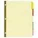 Sparco Spr-01811 Premium Reinforced Insertable Tab Index - 5 X Tab Blank - 8.5 X 11 - 5 / Set - Multicolor Tab