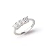 Sterling Silver 4 Stone CZ Ring