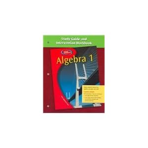 Study guide and intervention glencoe algebra 1