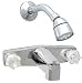 8" Chrome Bathtub Faucet & Shower Diverter