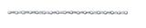 Sterling Silver .8mm Oval Rolo Bracelet - 7 inch