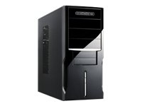 COMPUCASE ATX Midi Tower 400W 80+ 3x13,34cm + 2x8,89cm ext. 4x8,89cm 1x6,4cm int. schraube Preisvergleich