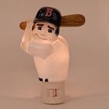 Boston Red Sox 5" Acrylic Baseball Player Night Light (Set of 2)