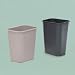 Soft Molded Plastic Wastebasket, Gray, 13-5/8 quart, 8-1/4w x 11-3/8d x 12-1/8h. EA