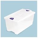 Rubbermaid #5337-00-CYLND
                              112QT LatchCLR Storage Box
