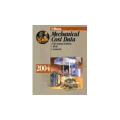 2004 Mechanical Cost Data (Means Mechanical Cost Data)
