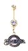 MLB Milwaukee Brewers officially licensed belly ring