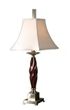 Wood Twist Table Lamp