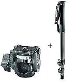 Manfrotto 681B Professional Black Monopod with 234 Swivel Tilt Head.