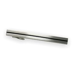 Krawattenklammer LINDENMANN, krawattenschonende hochwertige Alligator-Mechanik, Rhodium veredelt (silberfarben), im schwarzen Geschenketui, 73096-E16