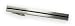 Krawattenklammer LINDENMANN, krawattenschonende hochwertige Alligator-Mechanik, Rhodium veredelt (silberfarben), im schwarzen Geschenketui, 73096-E16