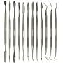 SE Pick Set, 12Pc Stainless Steel Wax Carvers