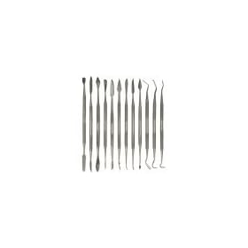 SE Pick Set, 12Pc Stainless Steel Wax Carvers