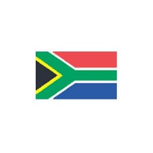 South Africa Flag Temporary Tattoo - [4x5 cm]