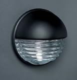 3019 Half Sphere Wall Outdoor Light in Black
