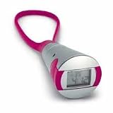 Arco handliche silber und stark rosa Stoppuhr