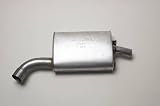 Dynomax 17764 Super Turbo Aluminized Steel 2 1/2 Inlet, 2 Outlet Muffler