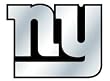New York Giants Silver Auto Emblem - Football Sports Merchandise