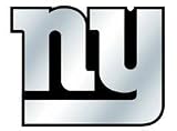 New York Giants Silver Auto Emblem
