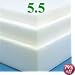 Soft Sleeper 5.5 Full / Double 2 inch Visco Elastic Memory Foam Mattress Pad, Bed Topper