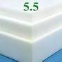 Soft Sleeper 5.5 Twin XL 2 inch Visco Elastic Memory Foam Mattress Pad, Bed Topper