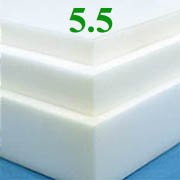 Soft Sleeper 5.5 Full / Double 2 inch Visco Elastic Memory Foam Mattress Pad, Bed Topper