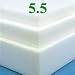 Soft Sleeper 5.5 Queen 2 inch Visco Elastic Memory Foam Mattress Pad, Bed Topper