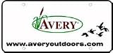 Avery Novelty License Plate