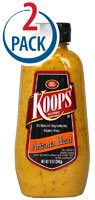 Koops Mustard Arizona Heat Gluten Free -- 12 oz Each / Pack of 2