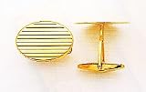 14kt Yellow Gold Cuff Links