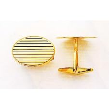 14kt Yellow Gold Cuff Links