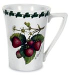 Portmeirion Strawberry Fair Earthenware 10Ounce Mandarin Mug, Set of 6