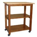 International Concepts *WC58-185 Microwave Cart, Cinnemon/Espresso